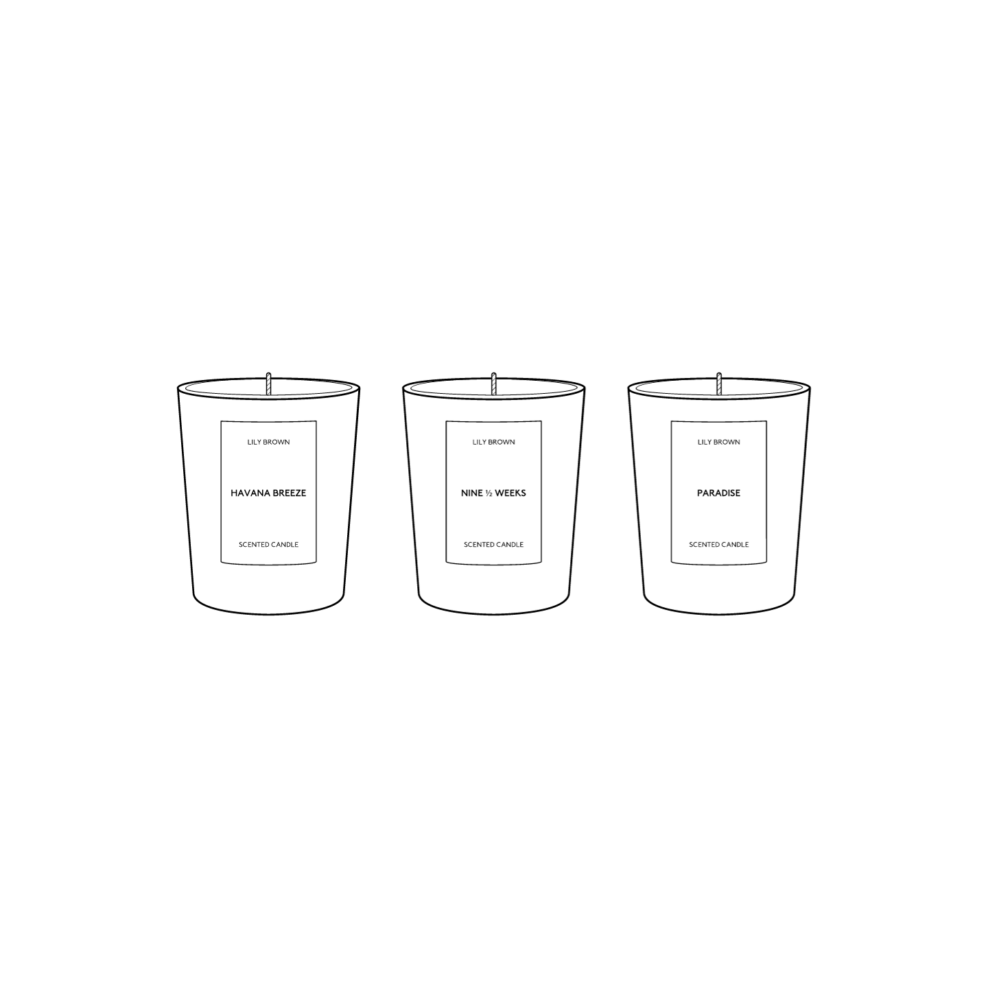 Coleção de Velas Perfumadas